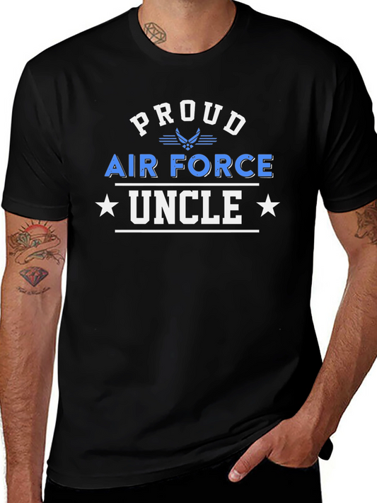 Proud Air Force Uncle T-Shirt - Patriotic Gift