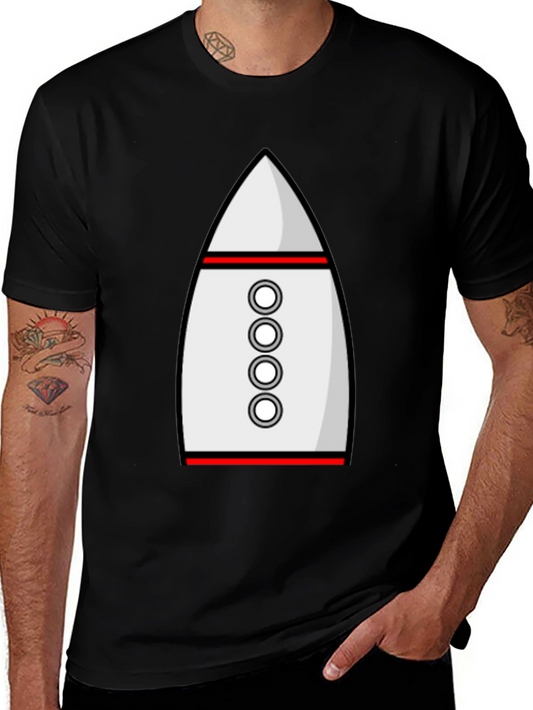 Rocket Graphic T-Shirt - Blast Off in Style!