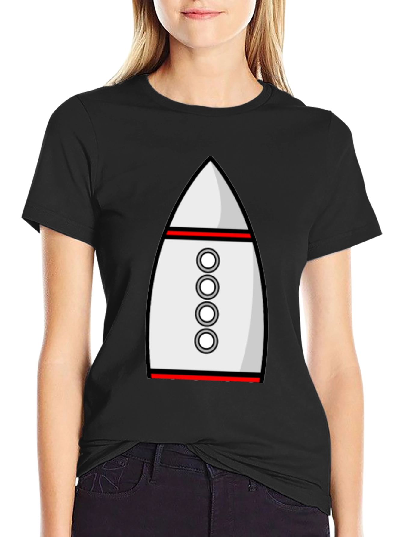 Rocket Graphic T-Shirt - Blast Off in Style!