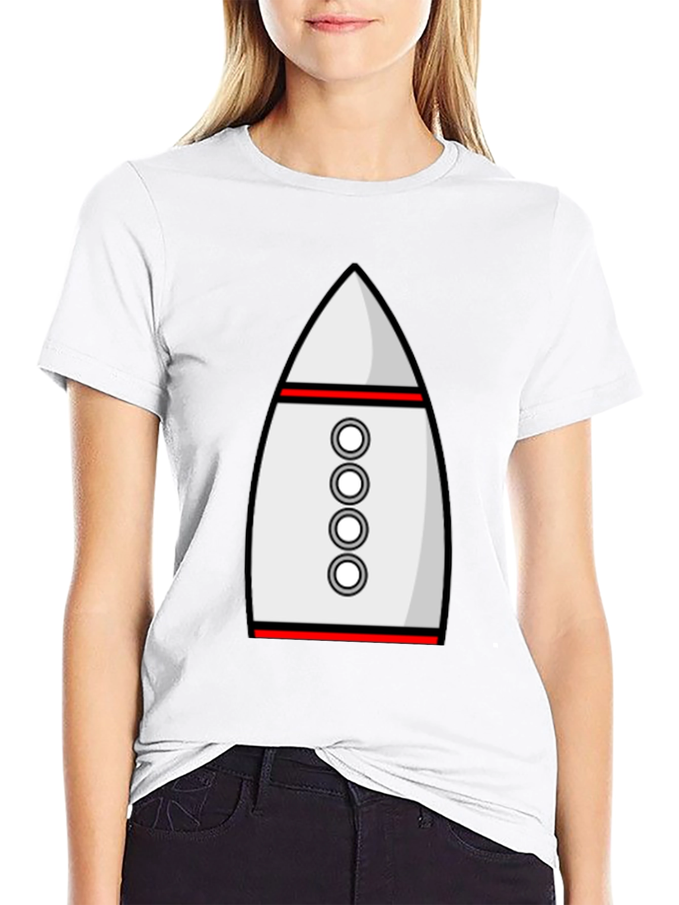 Rocket Graphic T-Shirt - Blast Off in Style!
