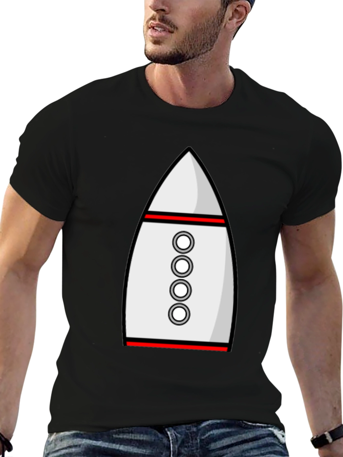 Rocket Graphic T-Shirt - Blast Off in Style!