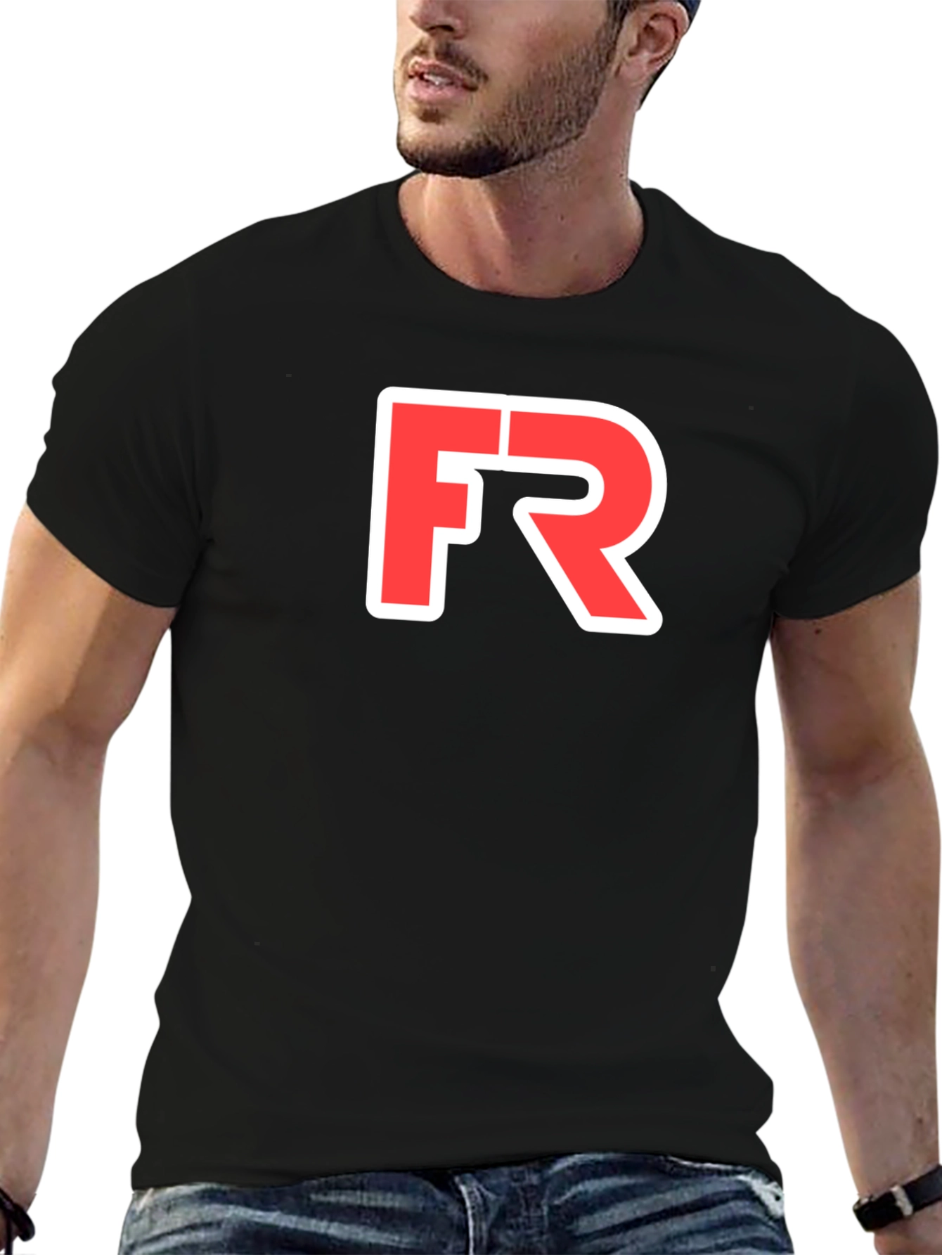 Black FR Logo T-Shirt | Casual Wear
