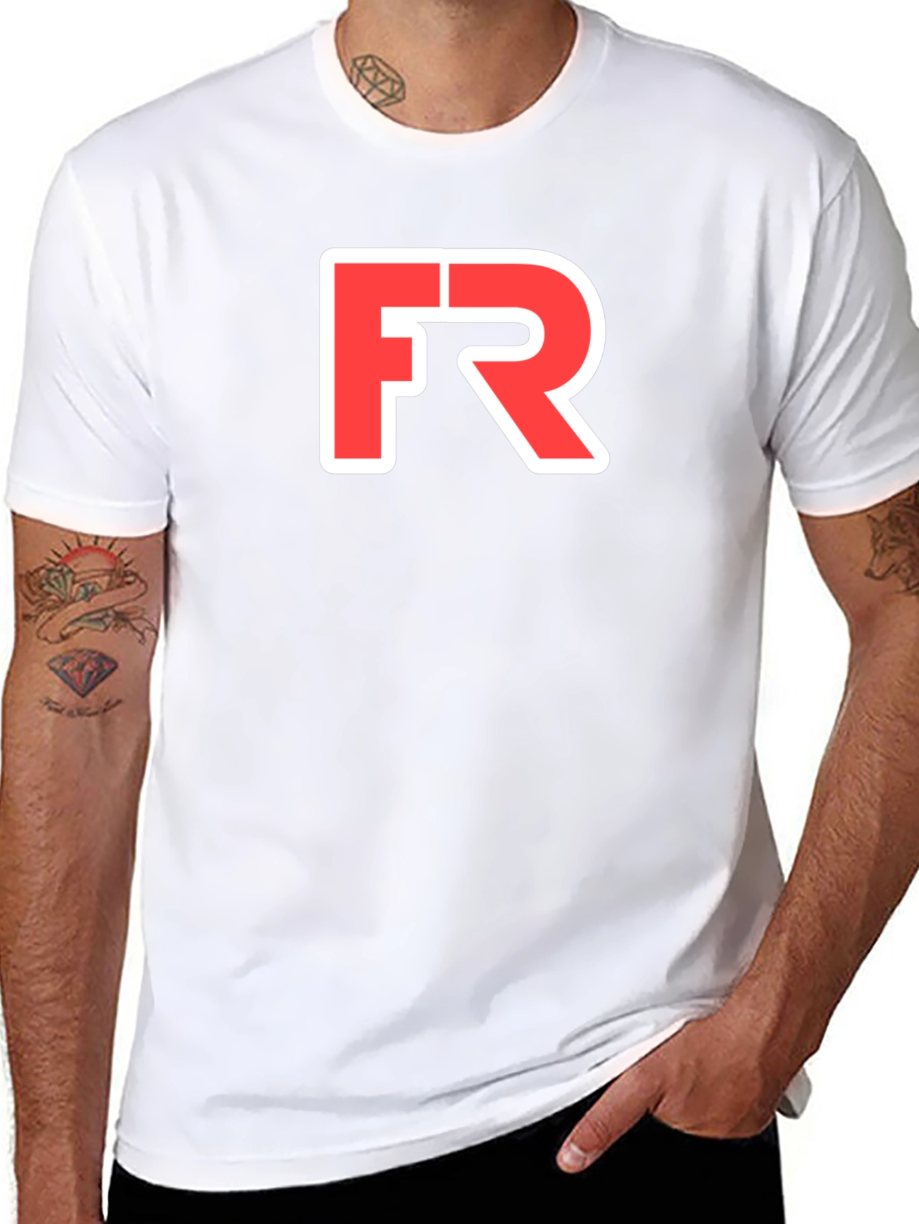 Black FR Logo T-Shirt | Casual Wear