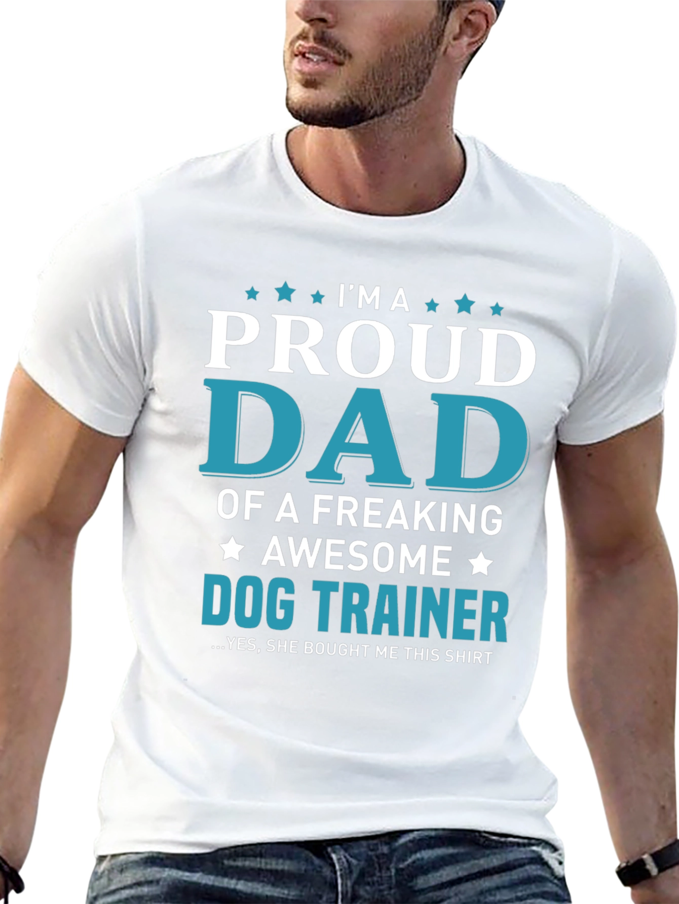 Proud Dog Trainer Dad T-Shirt