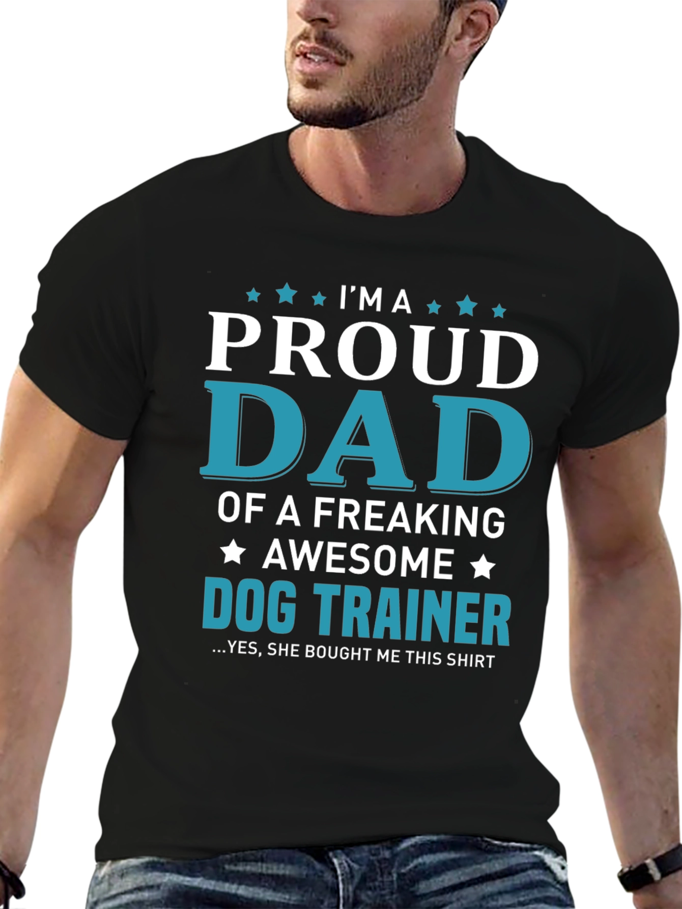 Proud Dog Trainer Dad T-Shirt