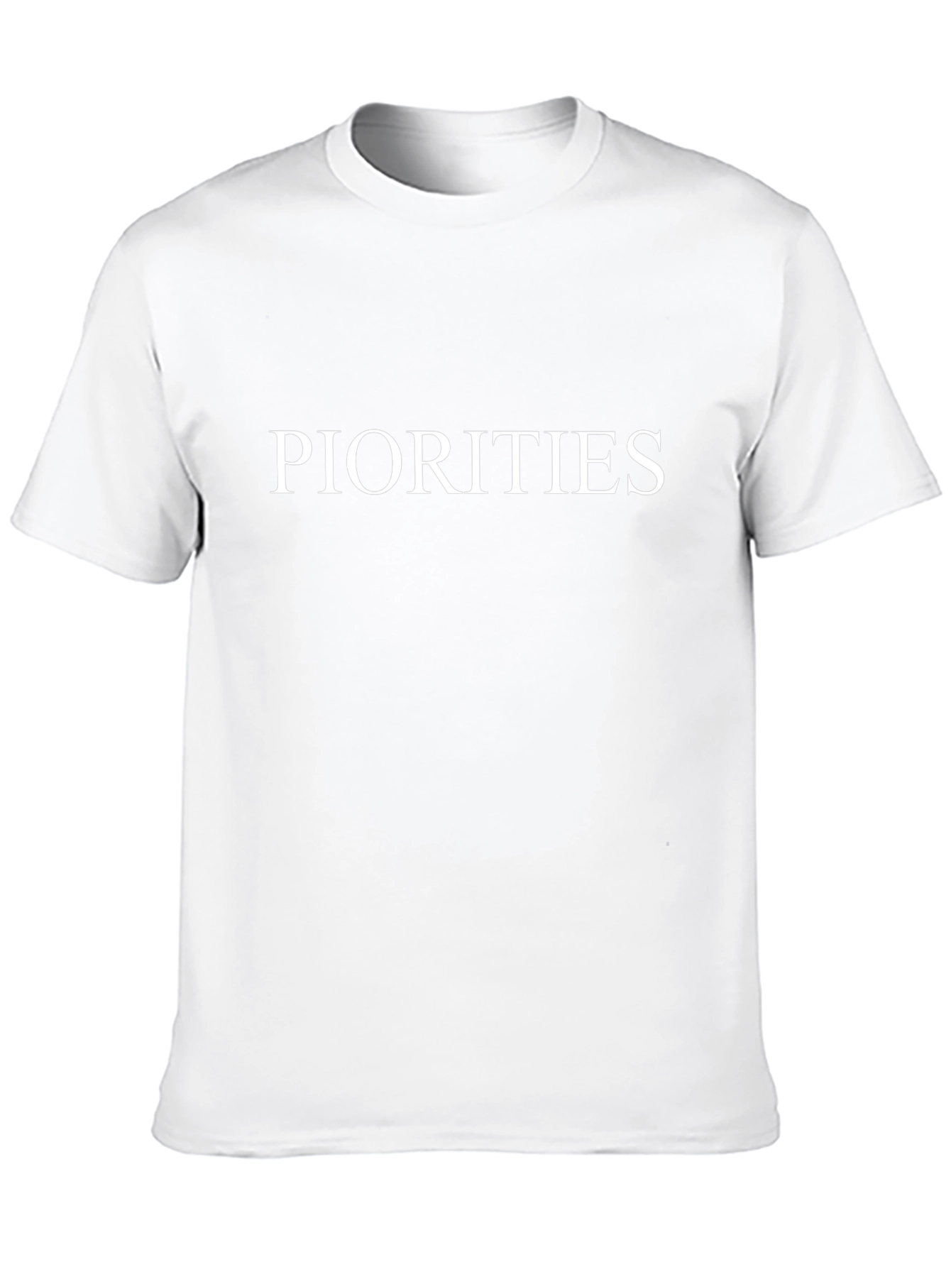 Priorities Graphic Tee - Stylish Black T-Shirt