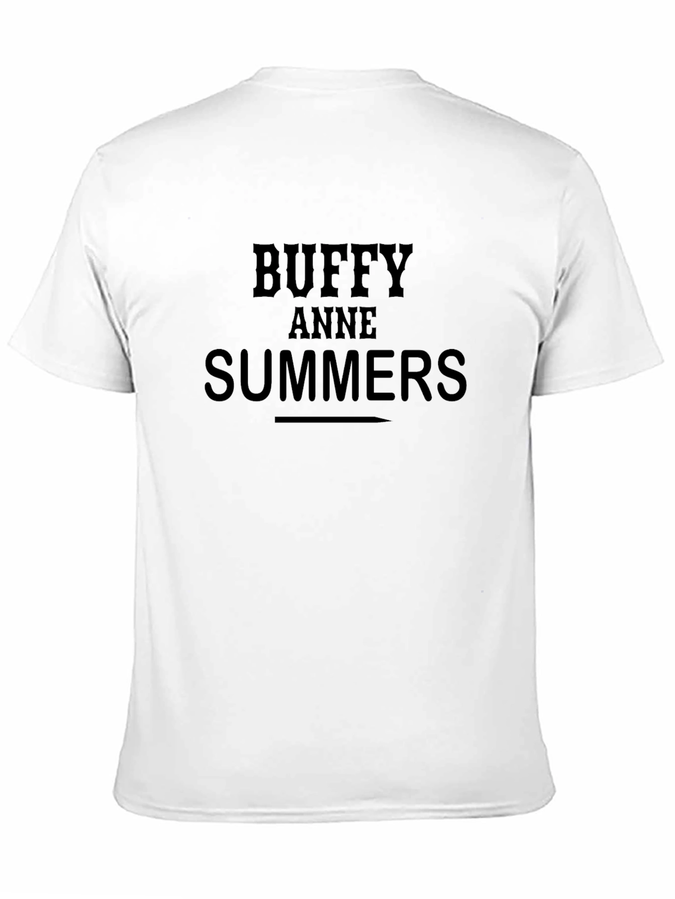 Buffy Anne Summers Black Graphic Tee Shirt