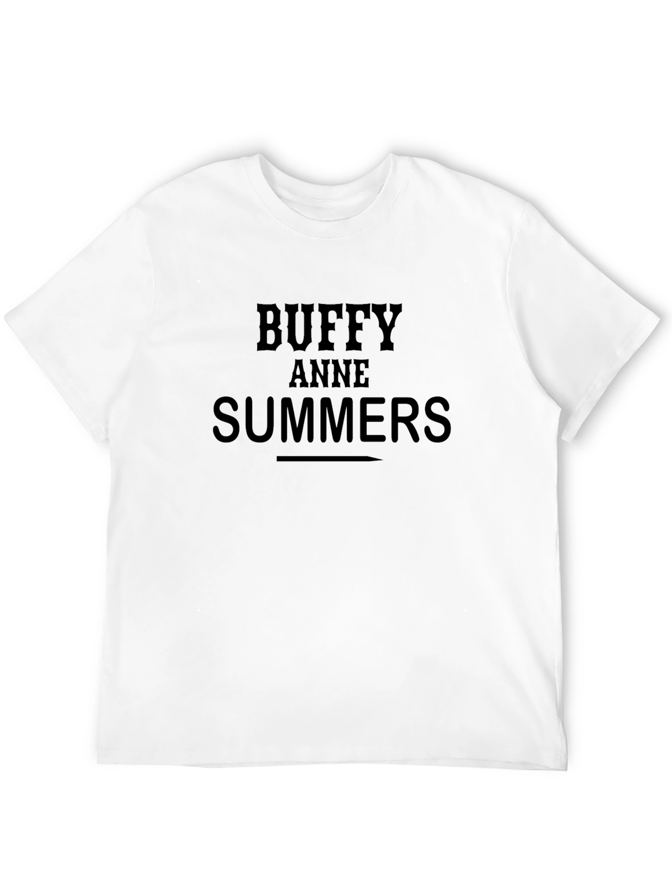 Buffy Anne Summers Black Graphic Tee Shirt