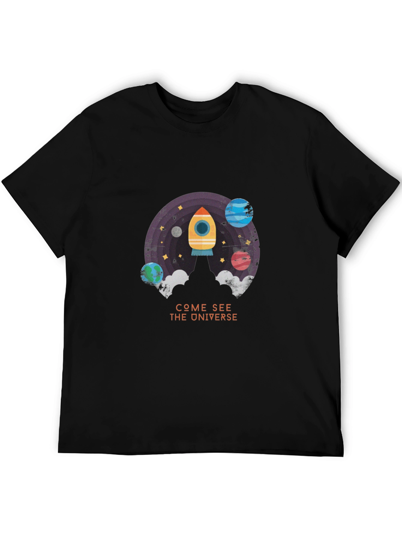 Universe Rocket Graphic Tee