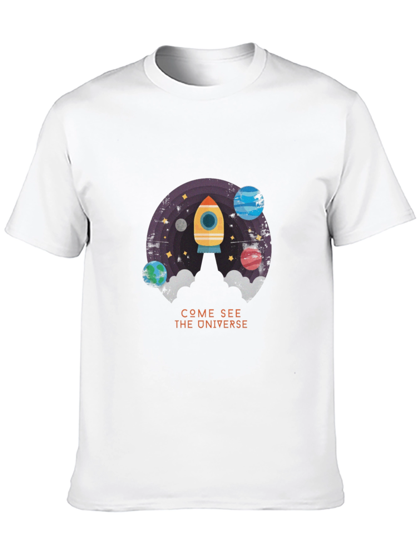 Universe Rocket Graphic Tee