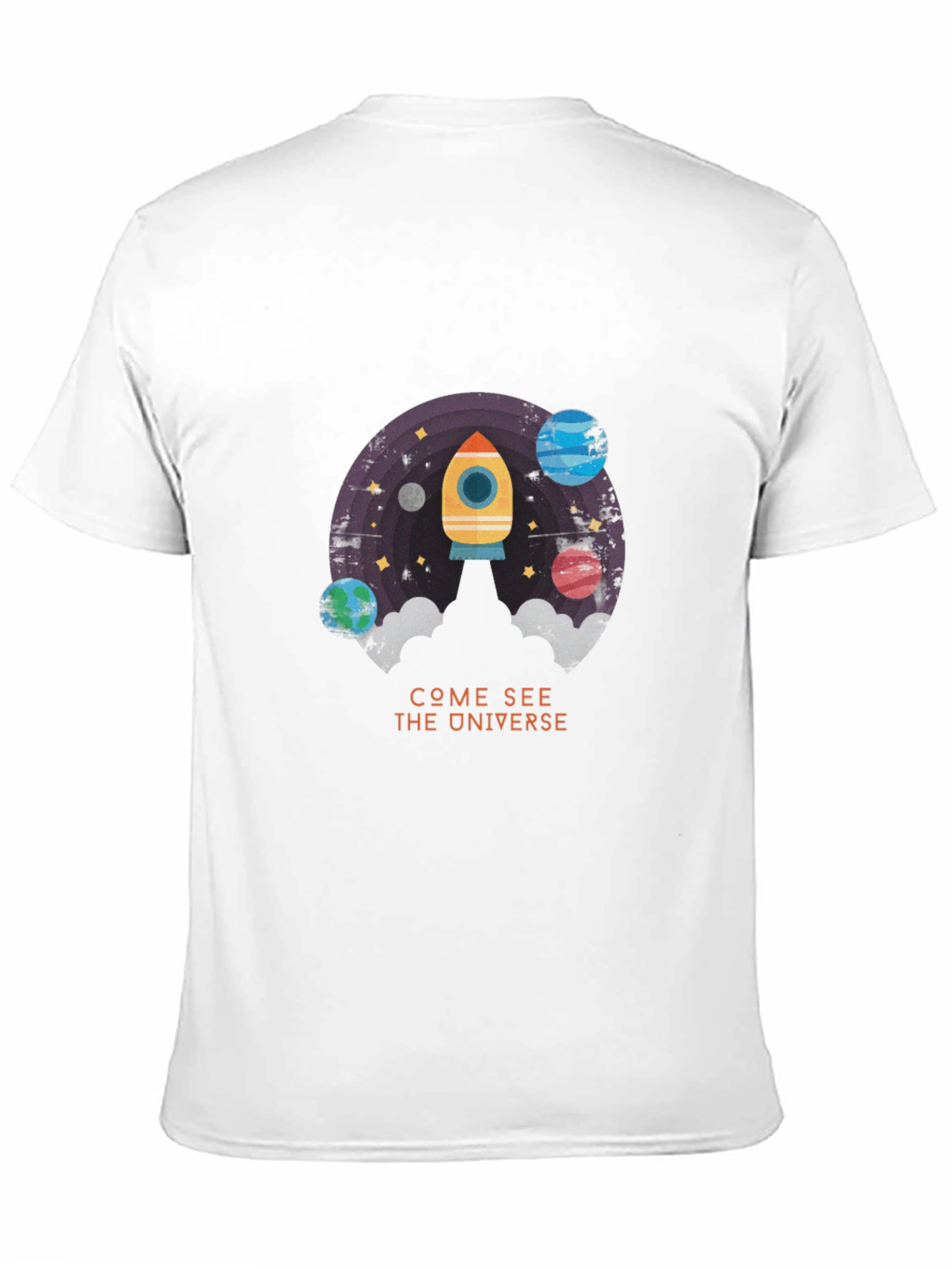 Universe Rocket Graphic Tee