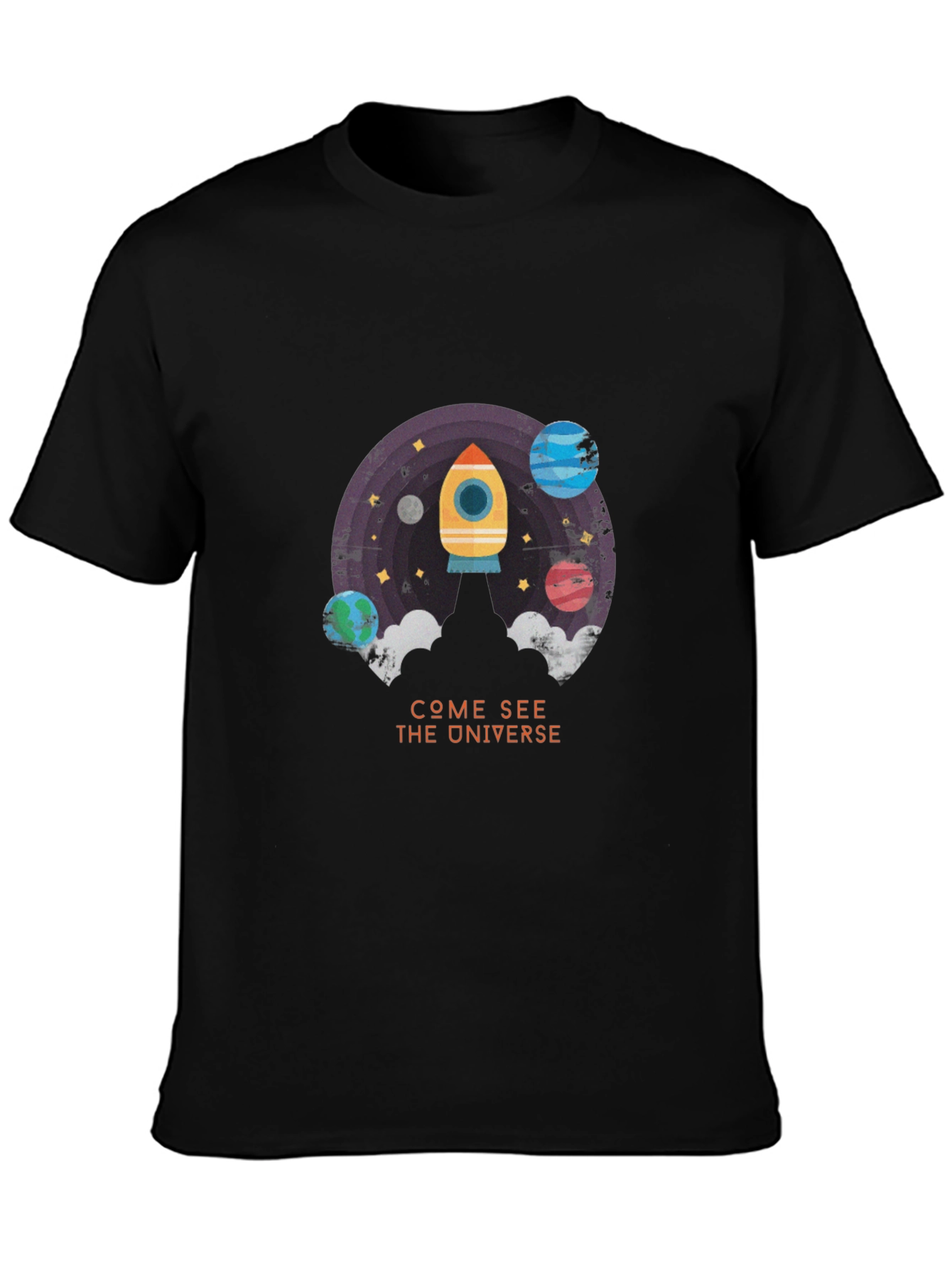 Universe Rocket Graphic Tee