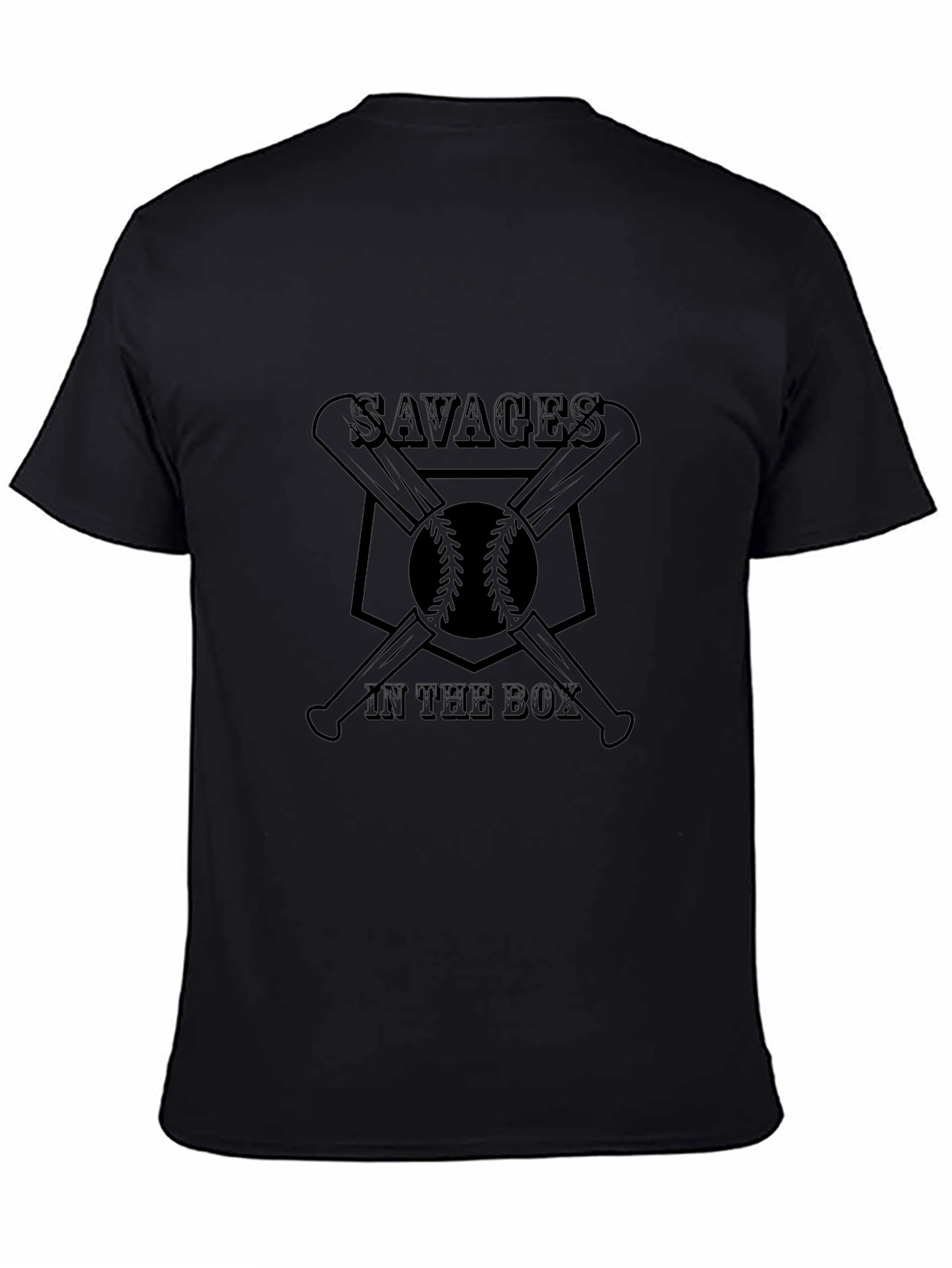 Savages in the Box Baseball T-Shirt