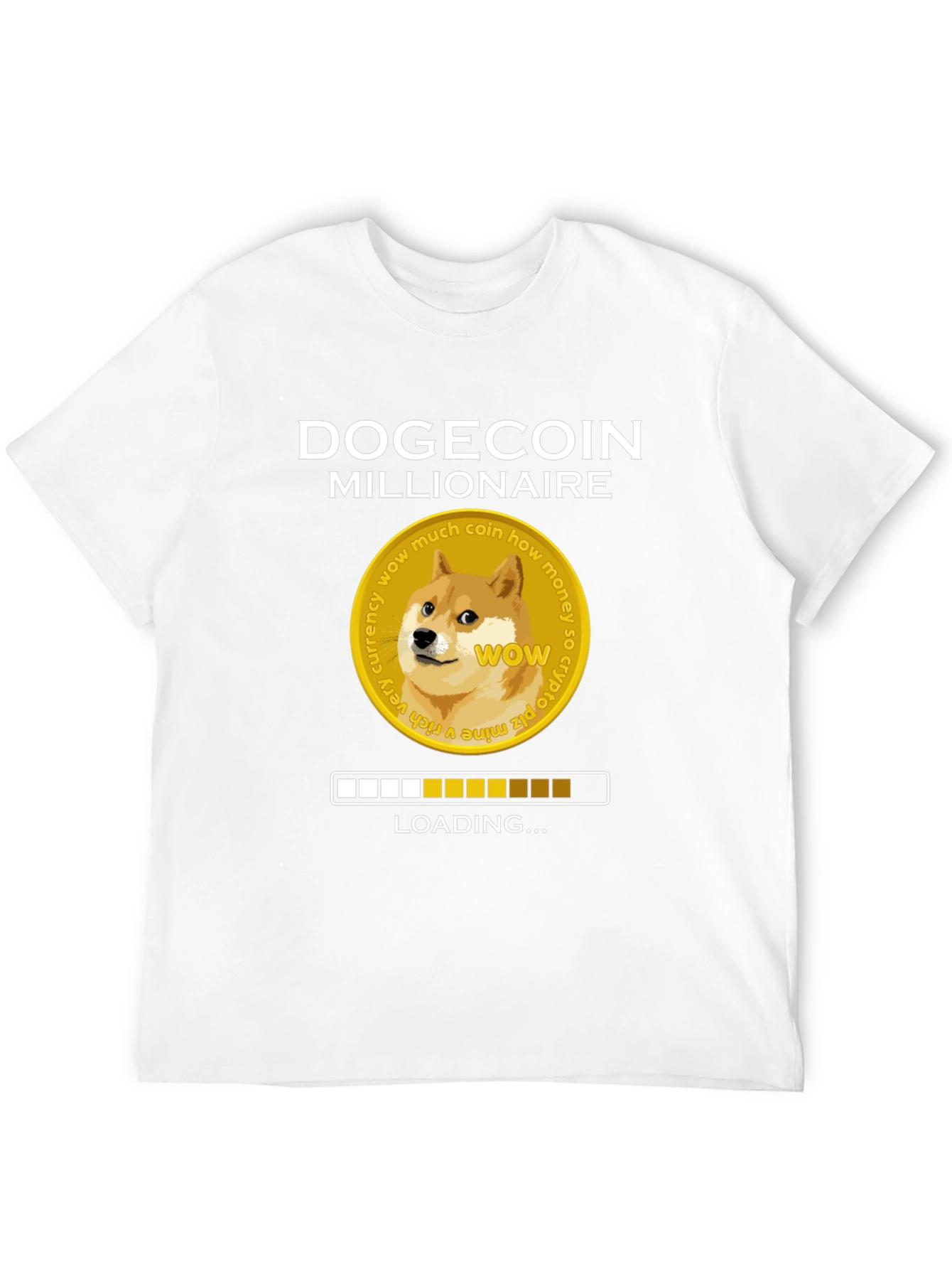 Dogecoin Millionaire Loading T-Shirt