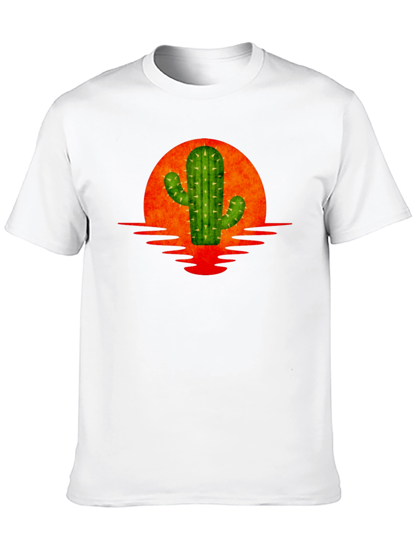 Cactus Sunset Graphic Tee - Black