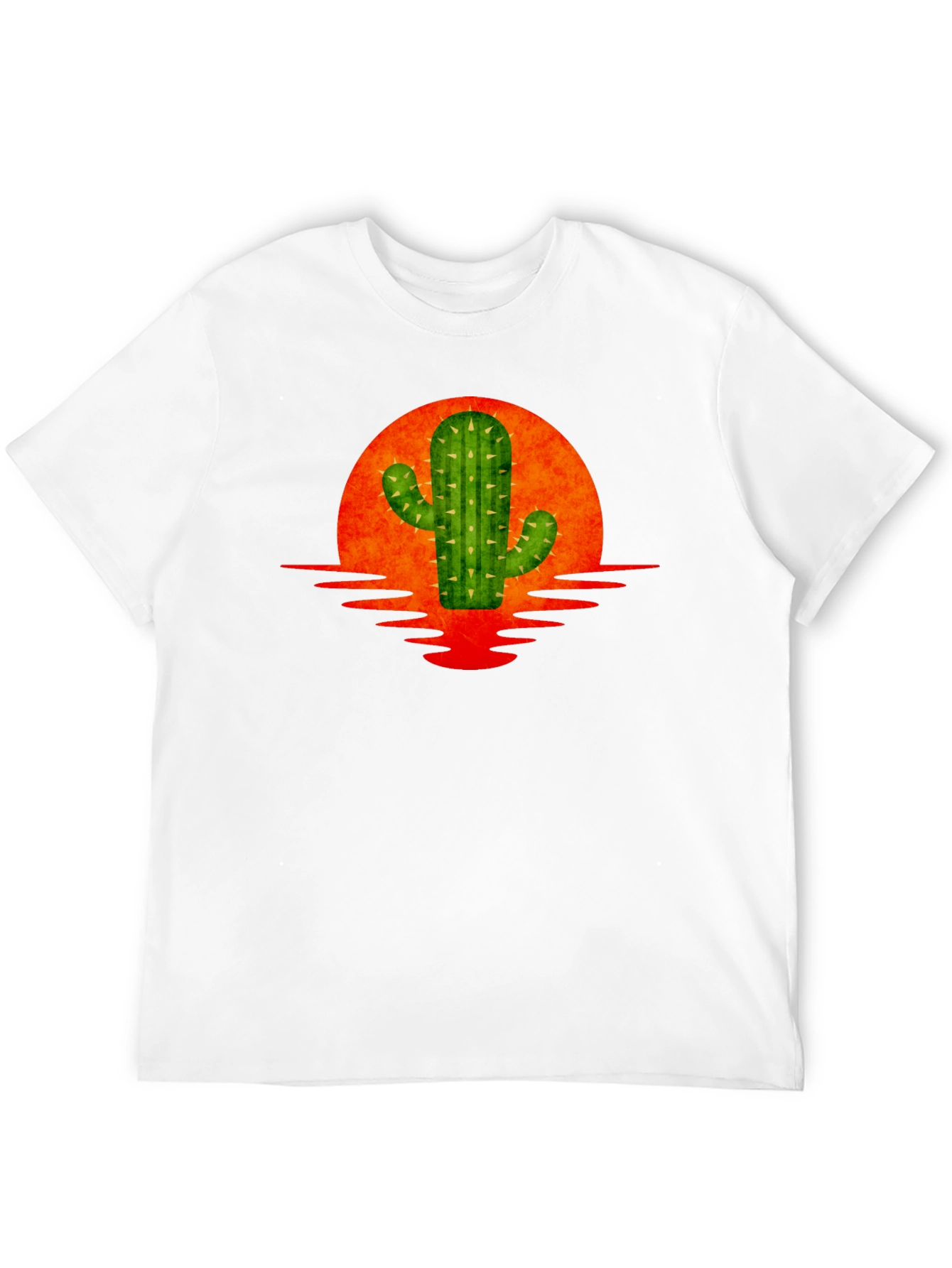 Cactus Sunset Graphic Tee - Black