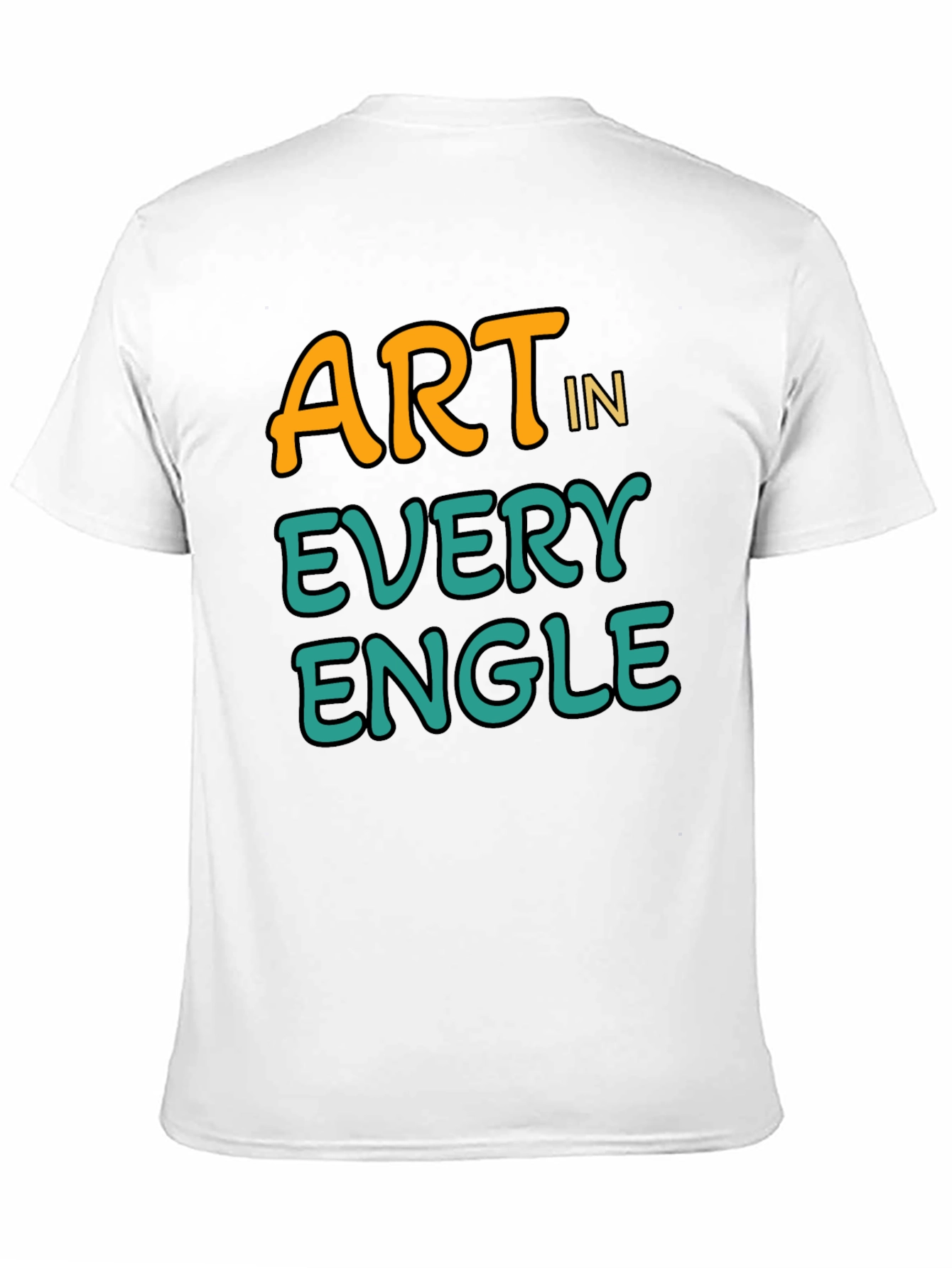Art In Every Angle Black T-Shirt