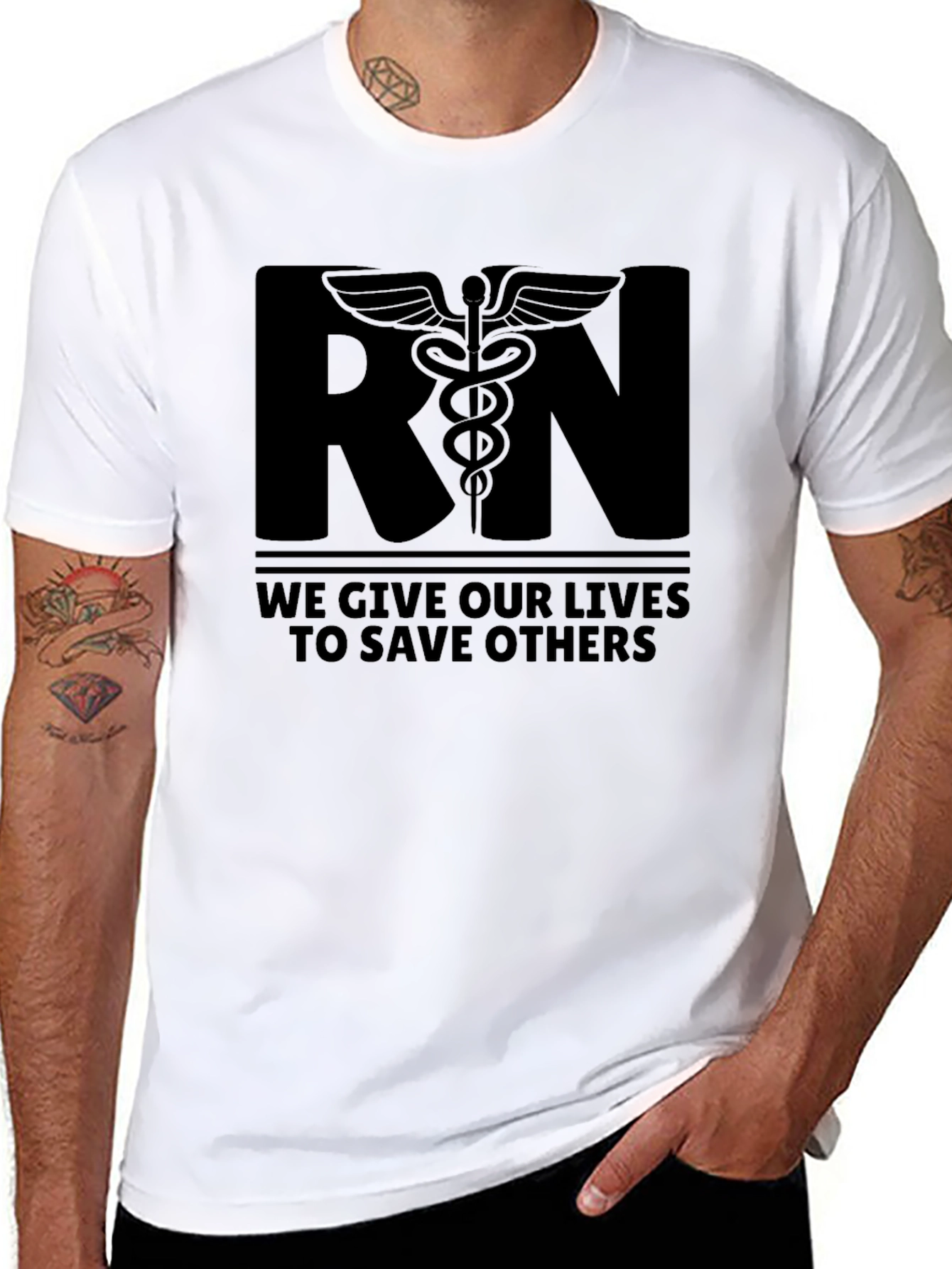 RN Save Lives T-Shirt - Registered Nurse Apparel