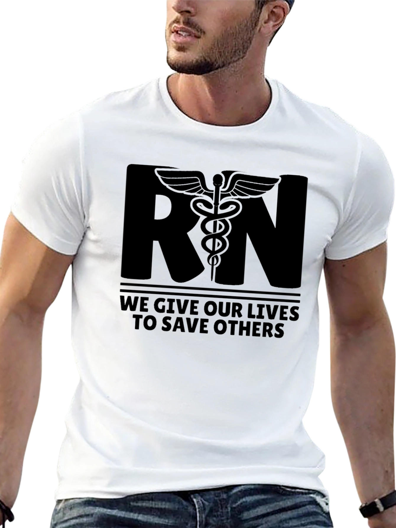 RN Save Lives T-Shirt - Registered Nurse Apparel