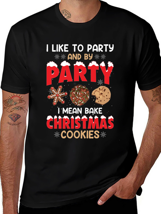 Party? No Christmas Cookie Baking T-Shirt