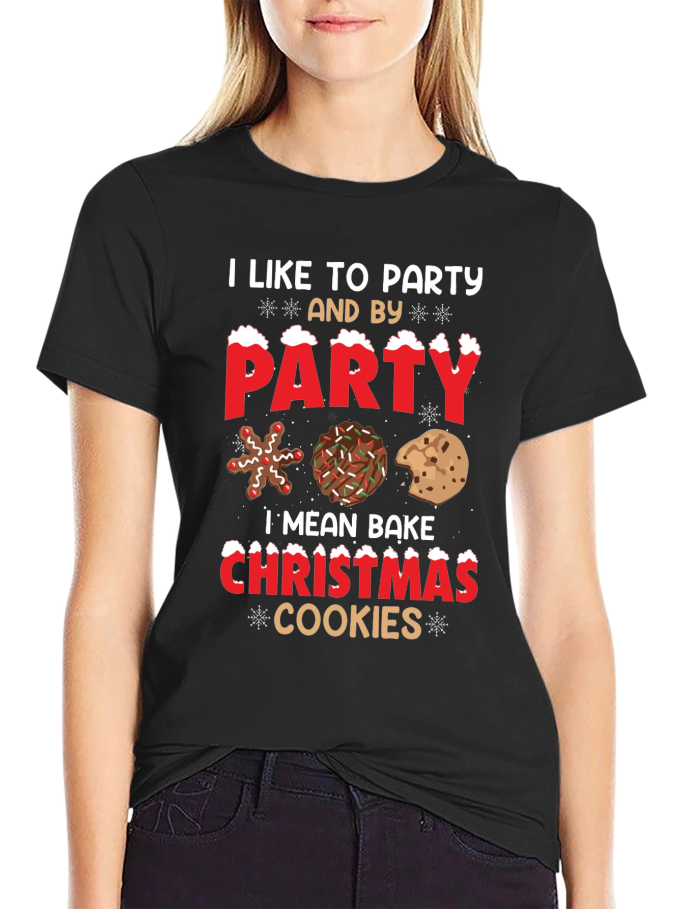 Party? No Christmas Cookie Baking T-Shirt