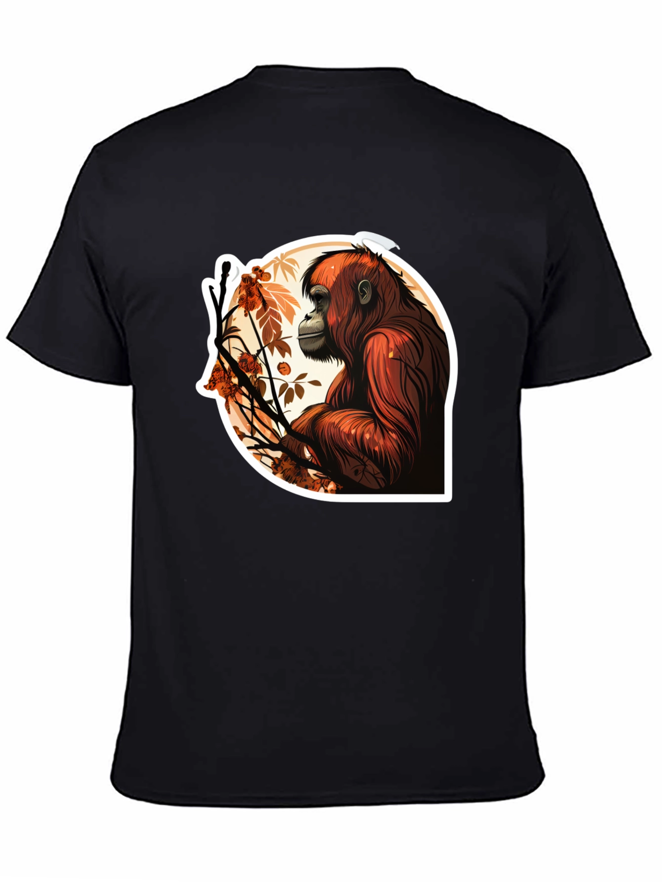 Orangutan Graphic T-Shirt - Stylish Animal Print