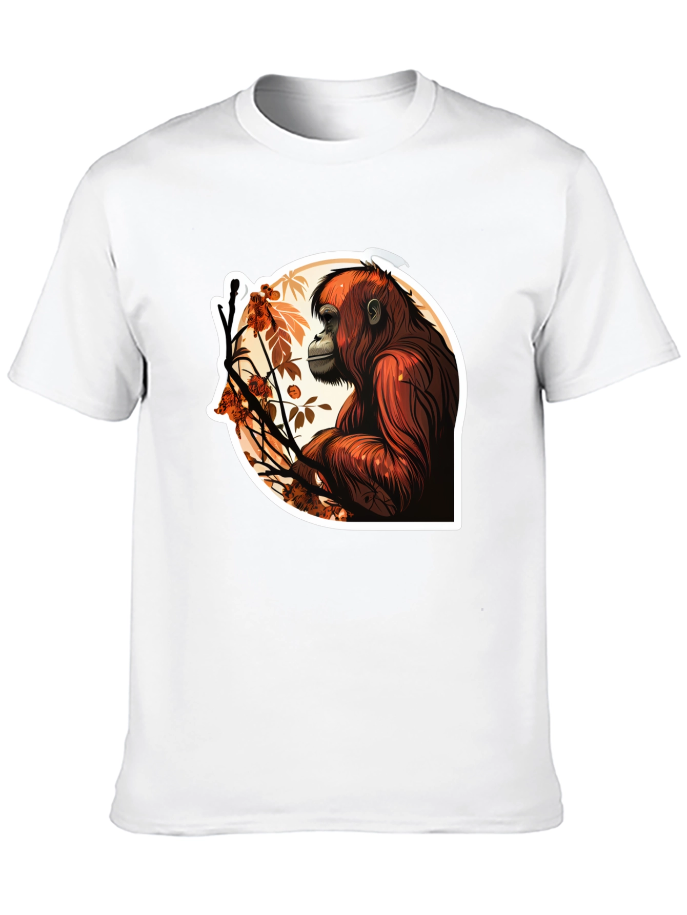 Orangutan Graphic T-Shirt - Stylish Animal Print
