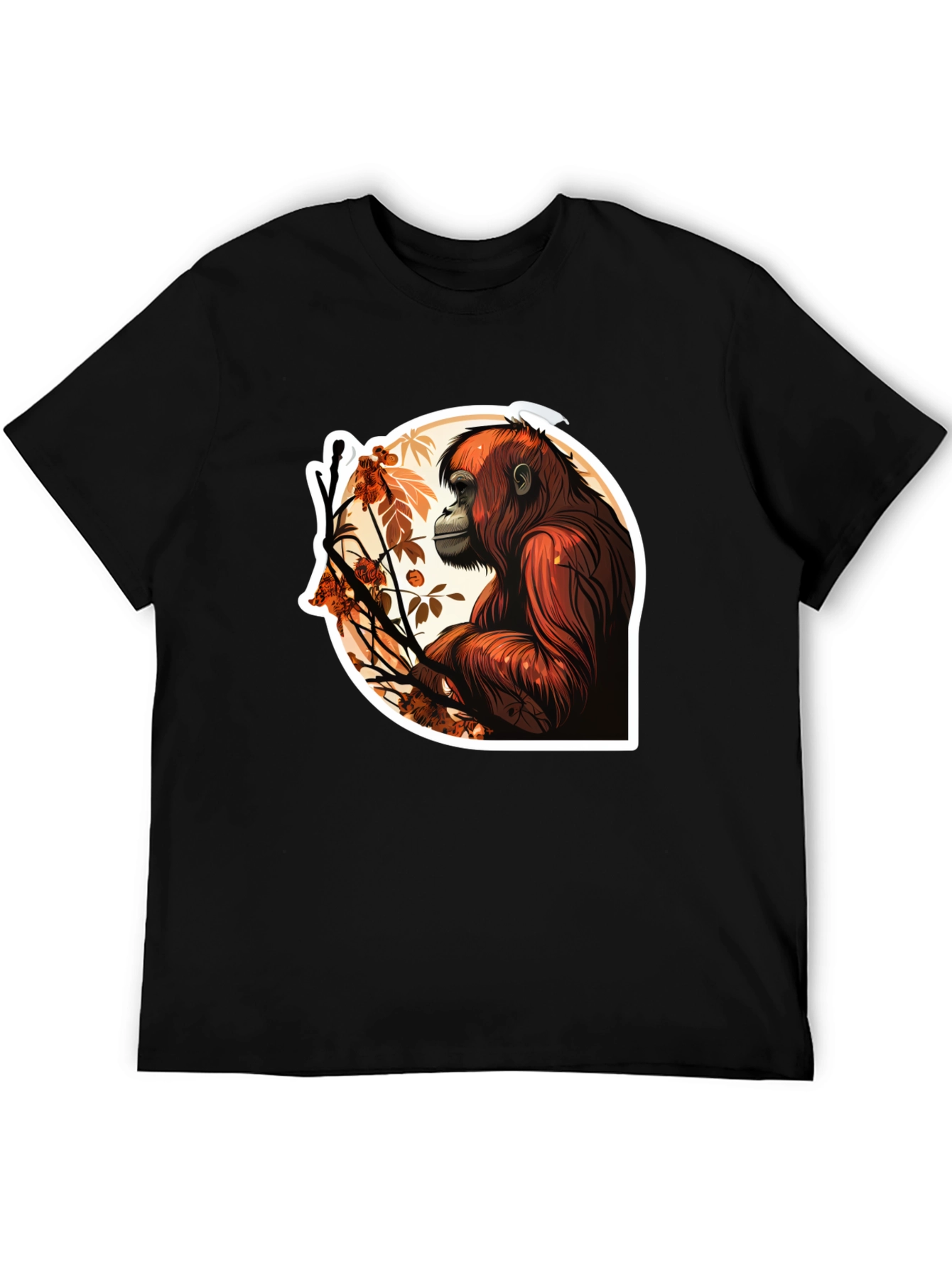 Orangutan Graphic T-Shirt - Stylish Animal Print