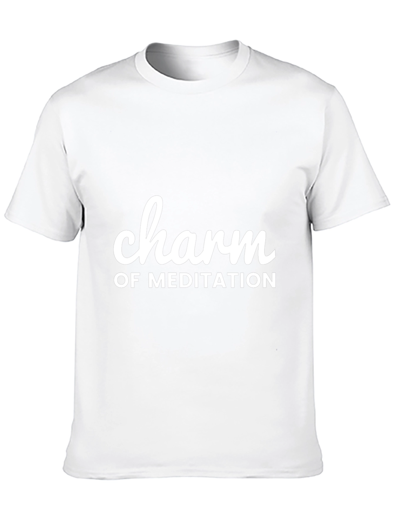 Charm of Meditation Black Graphic Tee