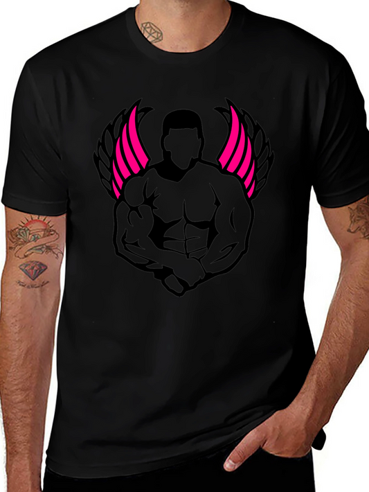 Muscle Angel Graphic T-Shirt