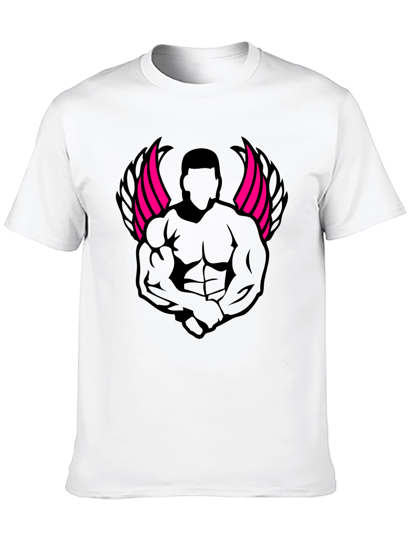 Muscle Angel Graphic T-Shirt