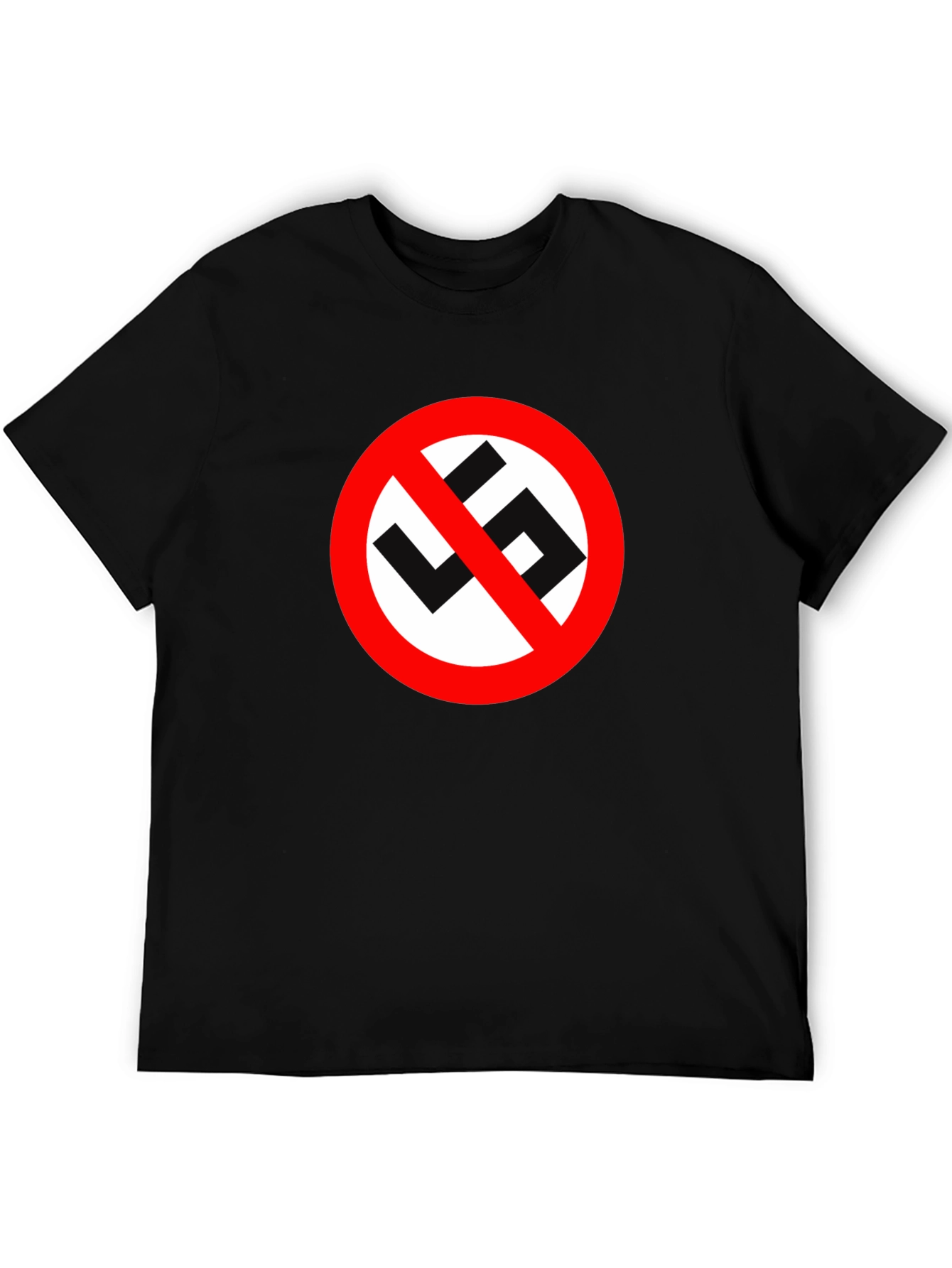 Anti-Hate Symbol Graphic Tee - Black