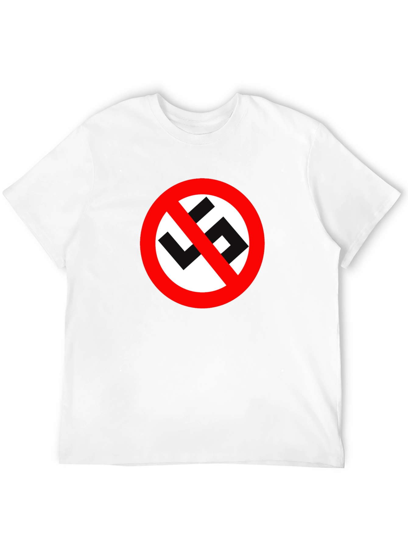 Anti-Hate Symbol Graphic Tee - Black