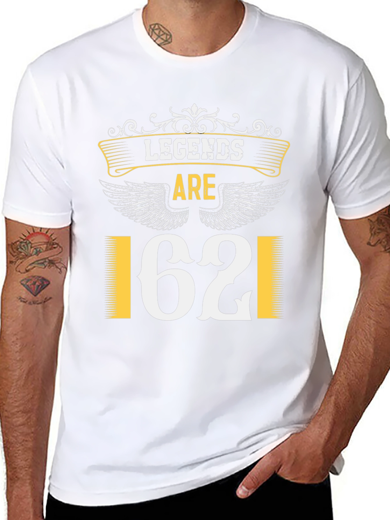 Legends Are 62 T-Shirt - Black Tee