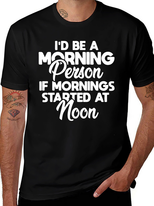 Funny Morning Person Graphic T-Shirt