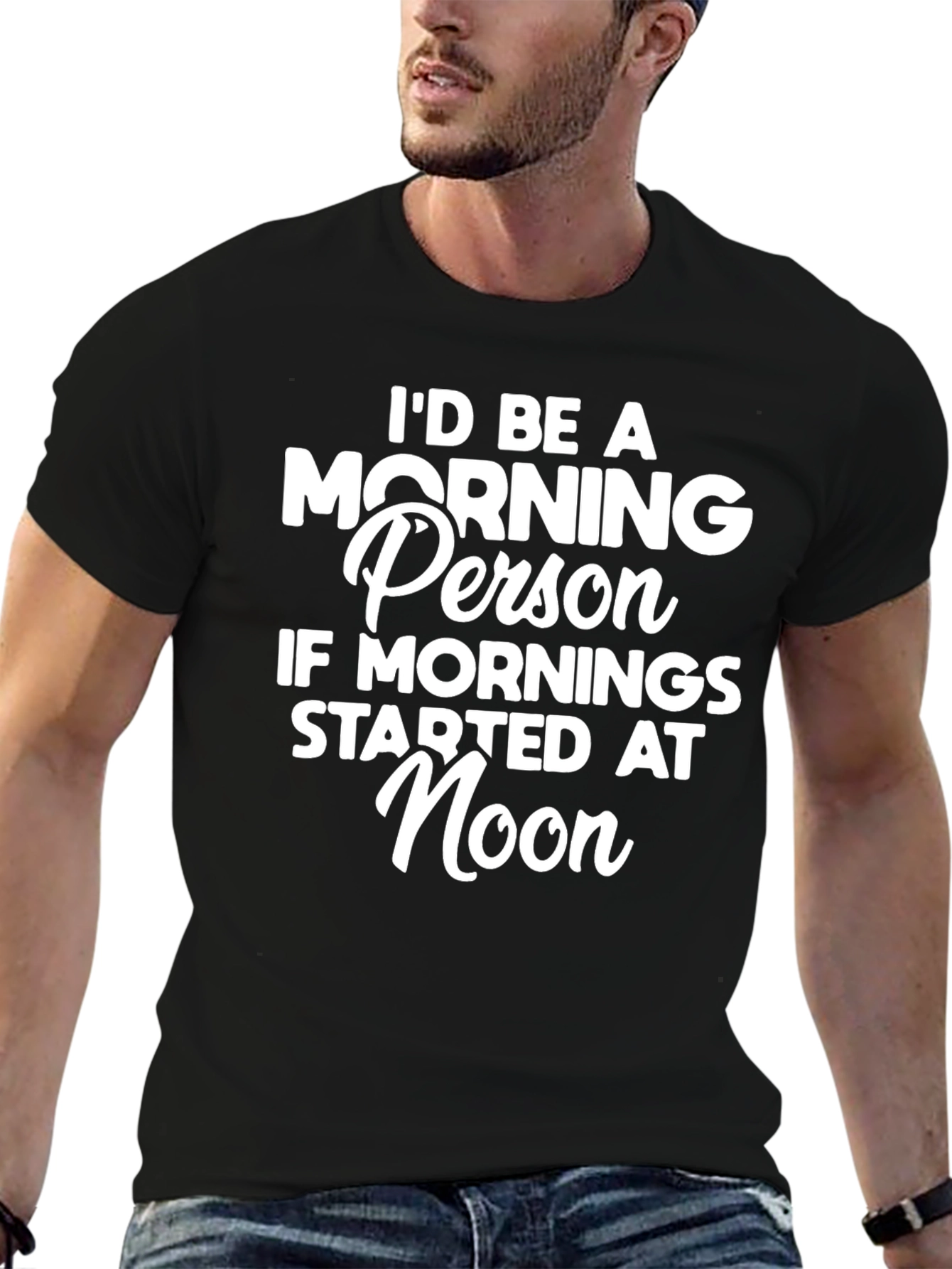 Funny Morning Person Graphic T-Shirt