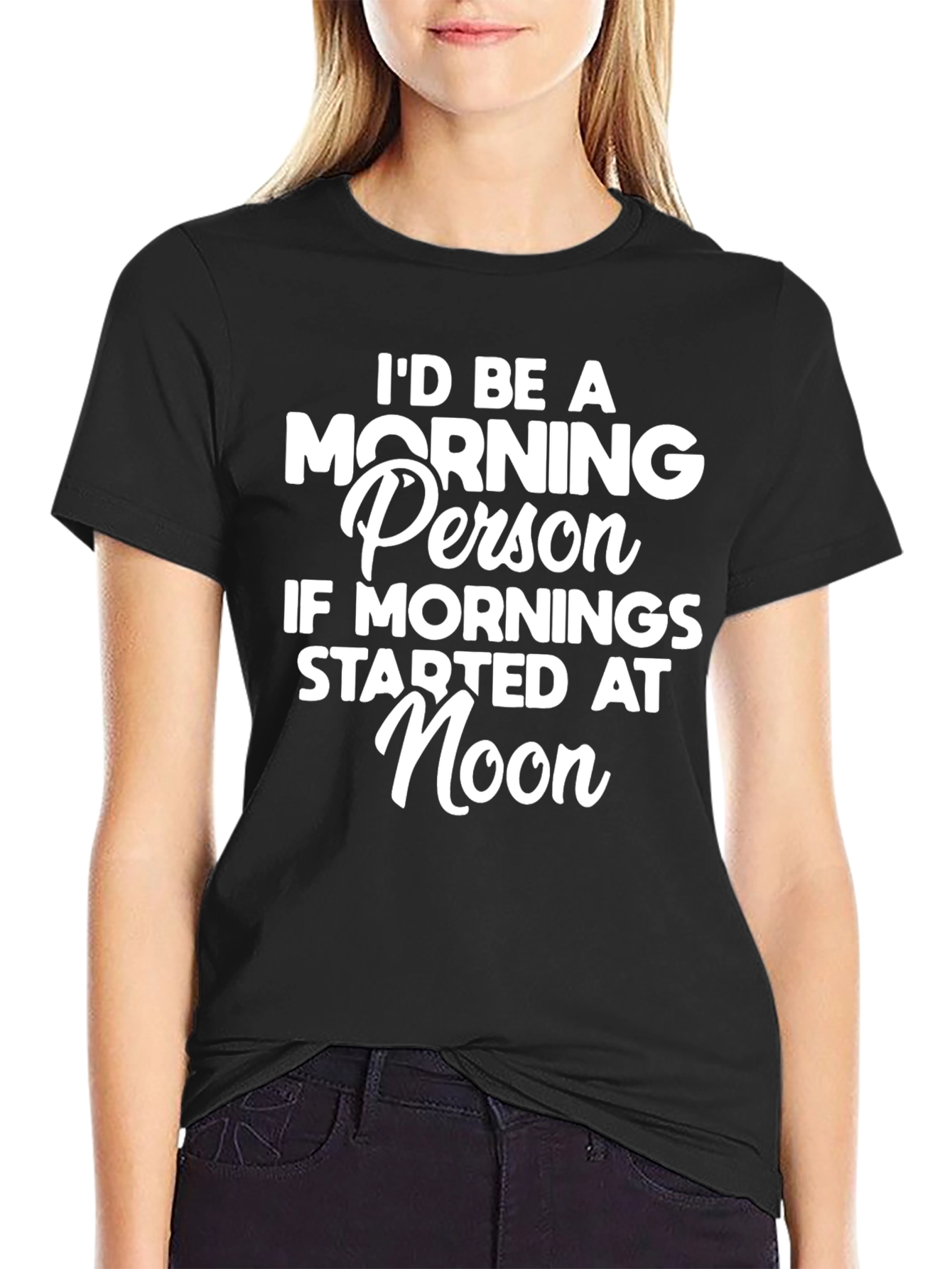 Funny Morning Person Graphic T-Shirt