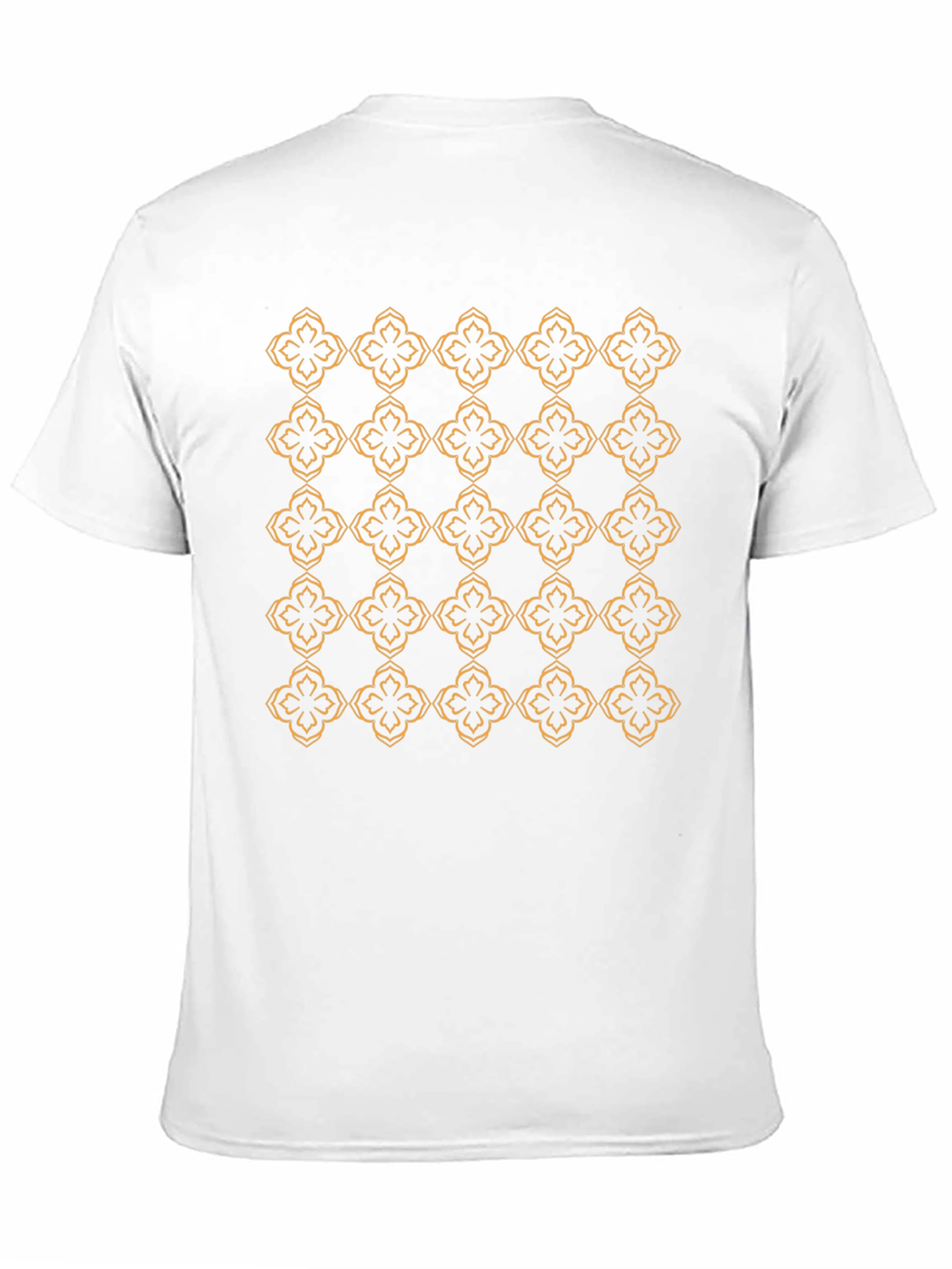 Black Tee with Floral Pattern