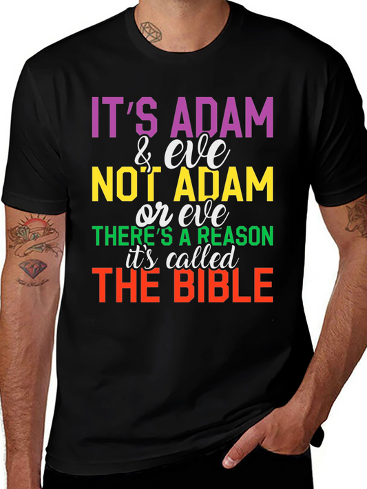 Its Adam & Eve Not Adam T-Shirt - Bible Humor Tee