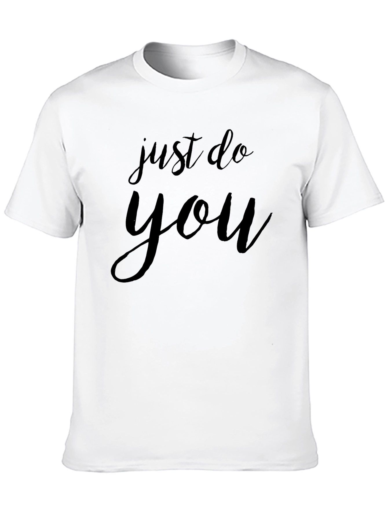 Just Do You Black Graphic Tee
