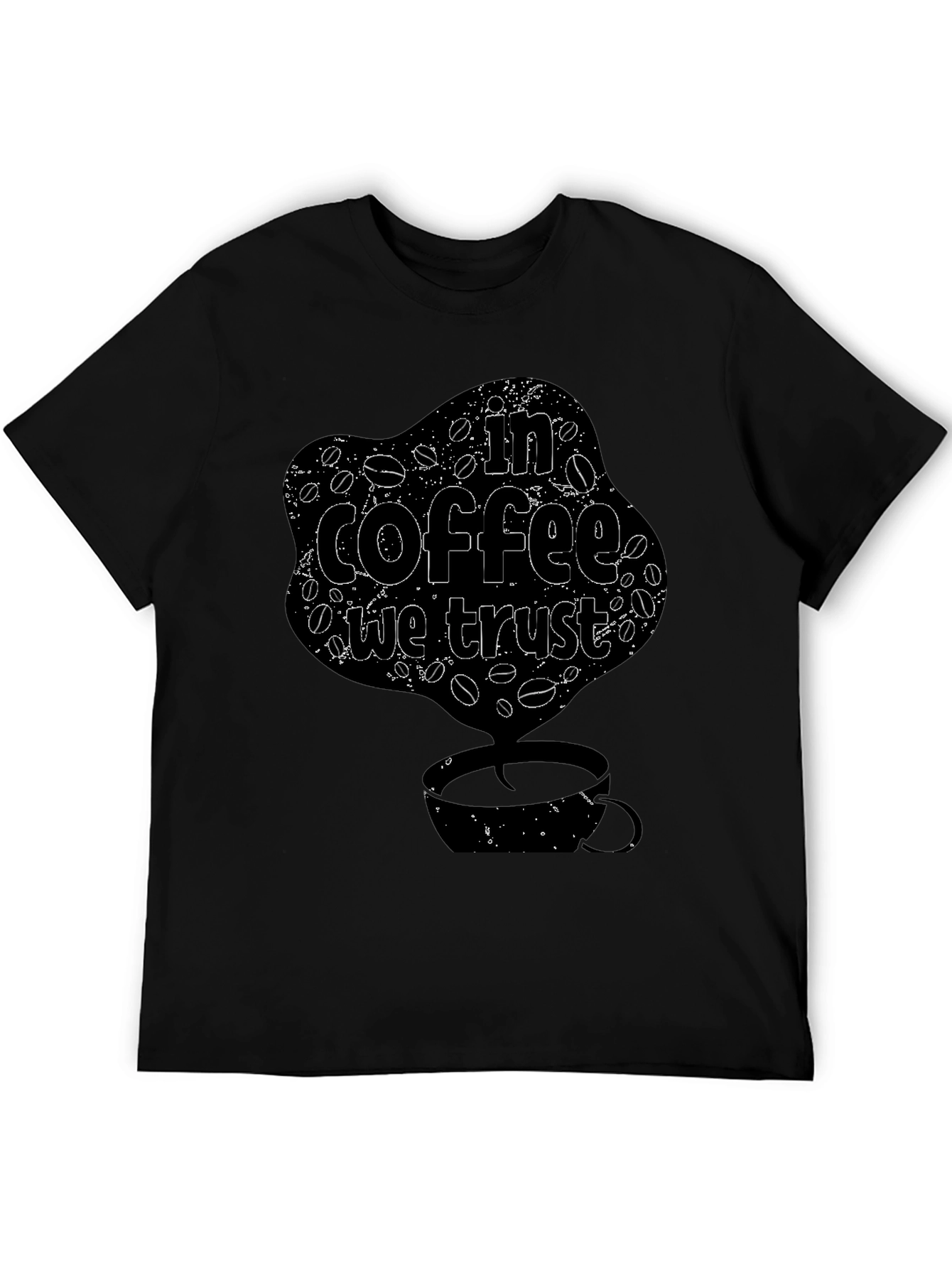 In Coffee We Trust T-Shirt - Novelty Graphic Tee