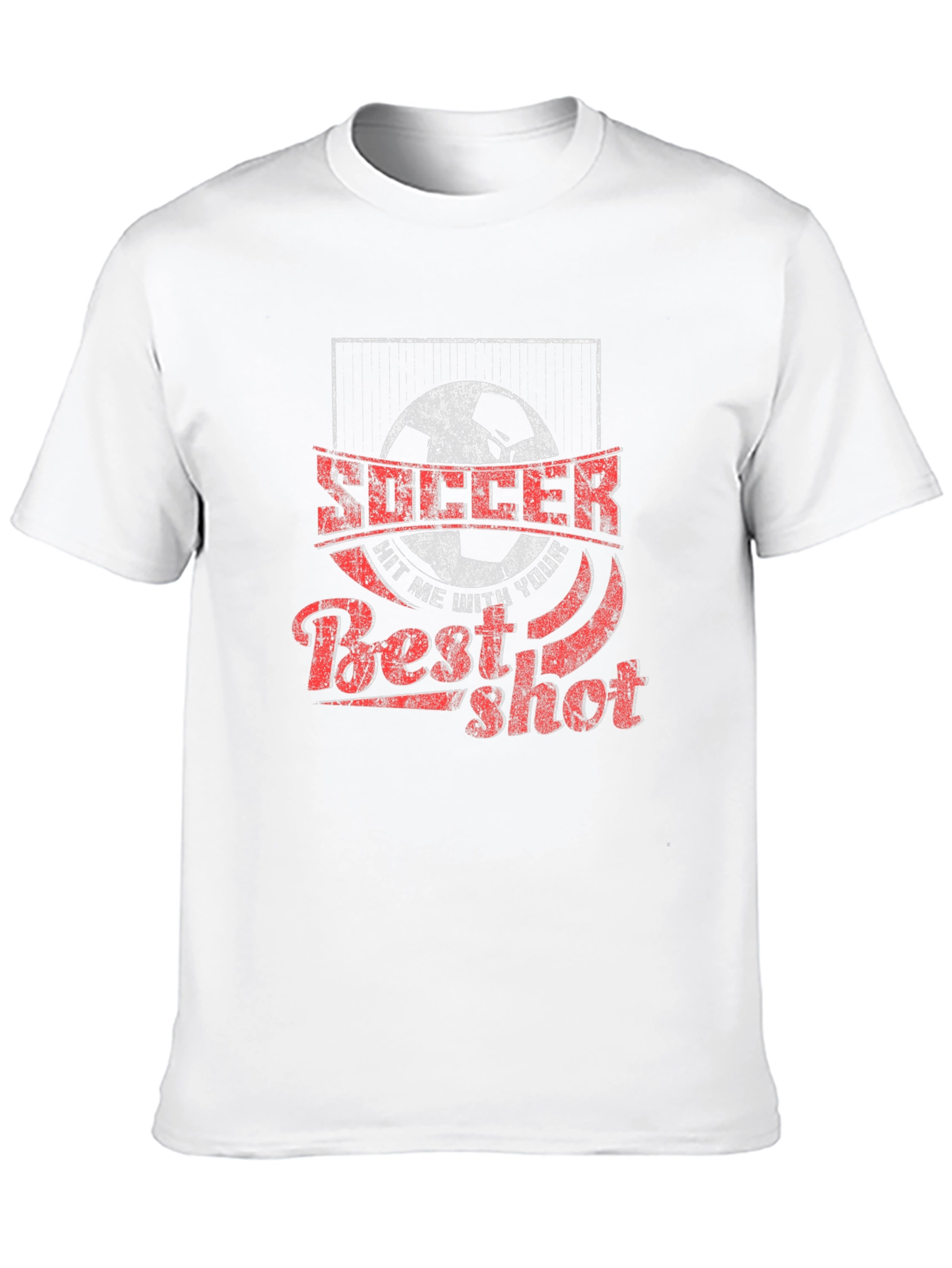Soccer Best Shot Graphic T-Shirt
