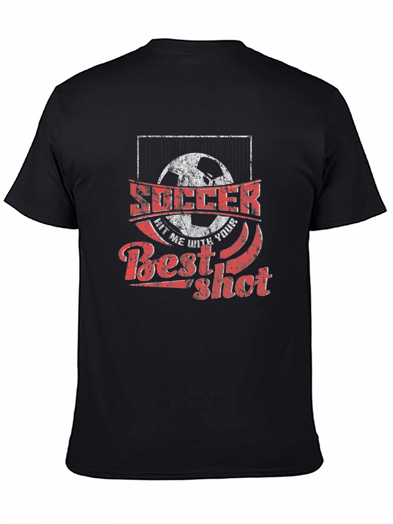Soccer Best Shot Graphic T-Shirt