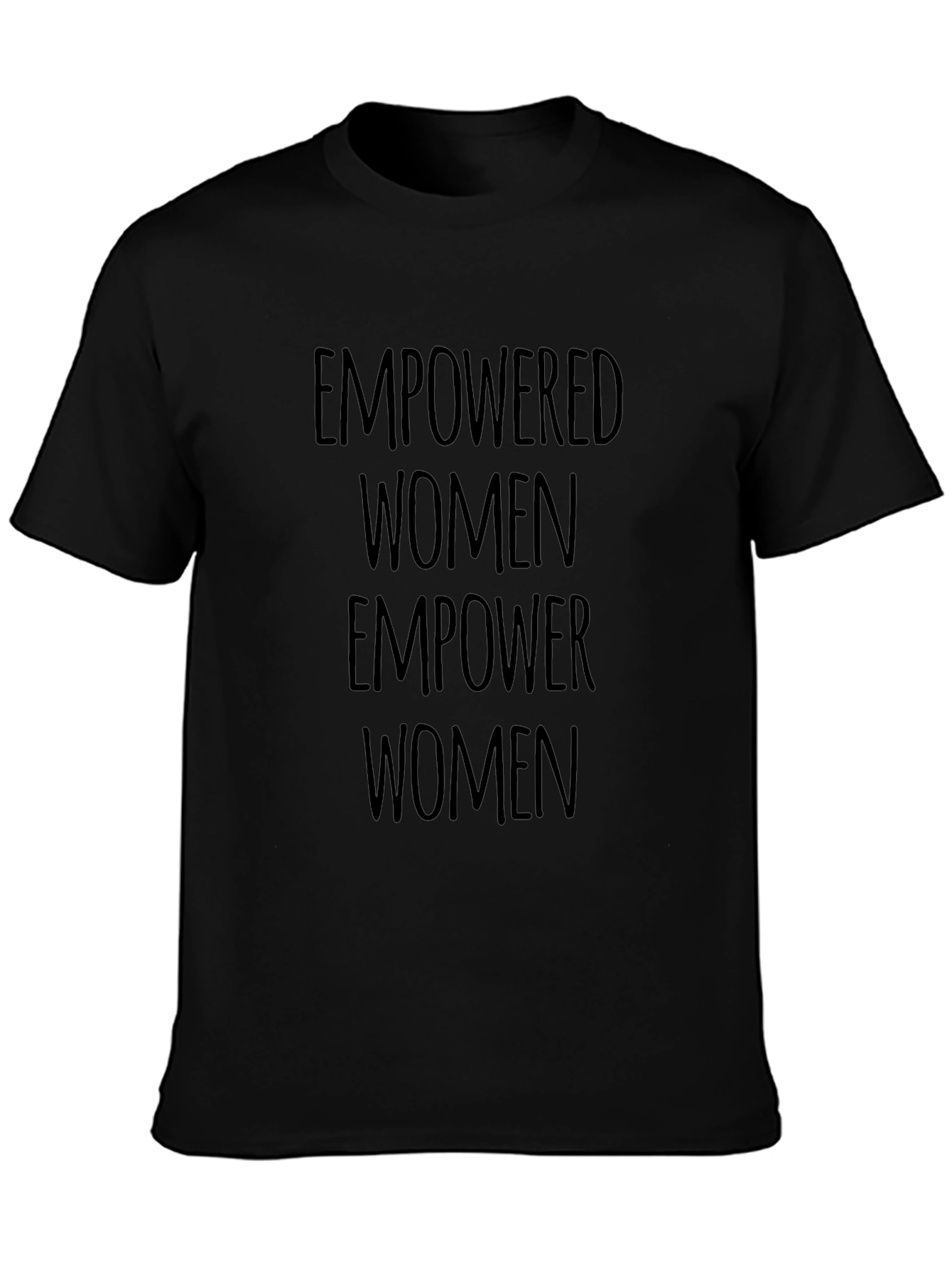 Empowered Women Graphic Tee - Black T-Shirt