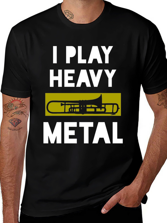 I Play Heavy Metal Trombone T-Shirt