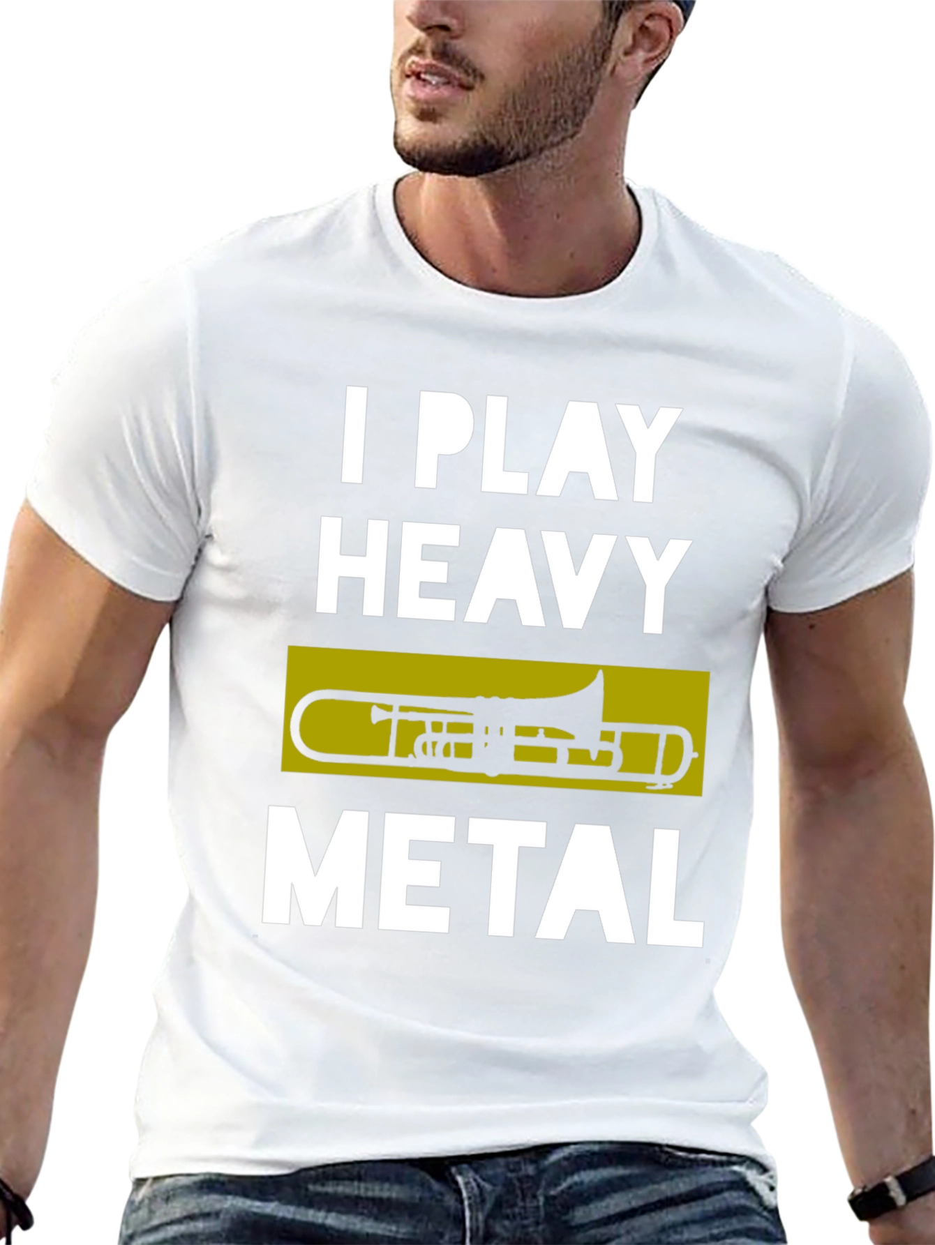 I Play Heavy Metal Trombone T-Shirt