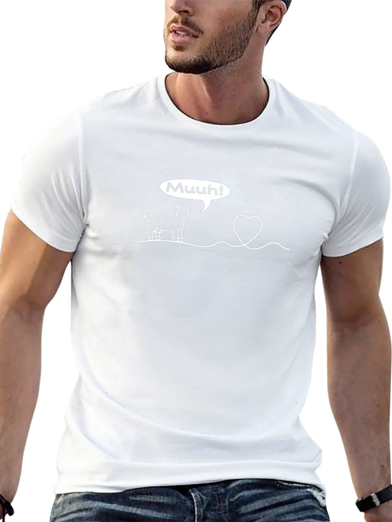 Muuh! Cow Love Heart T-Shirt