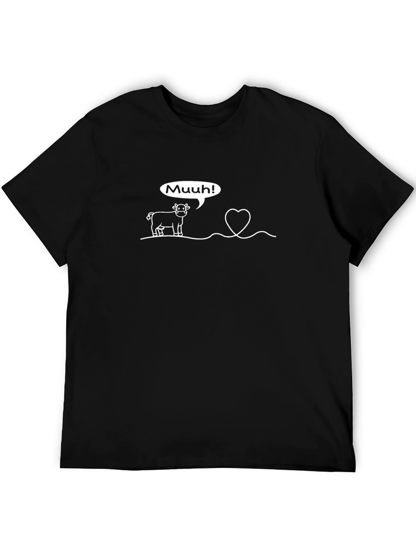 Muuh! Cow Love Heart T-Shirt