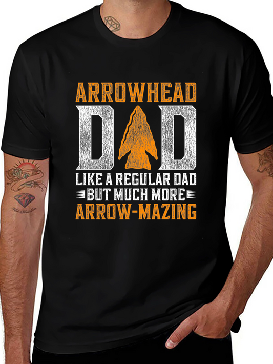 Arrowhead Dad T-Shirt: Arrow-Mazing Fathers Day Gift