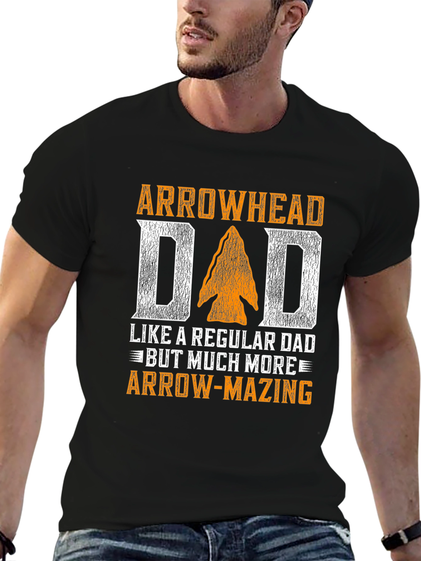 Arrowhead Dad T-Shirt: Arrow-Mazing Fathers Day Gift